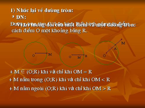 Hình học 9-tiết 20