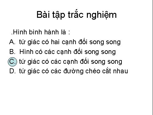 bài tập trắc nghiện