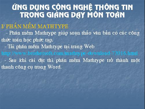 Chuyên đề toán rất hay