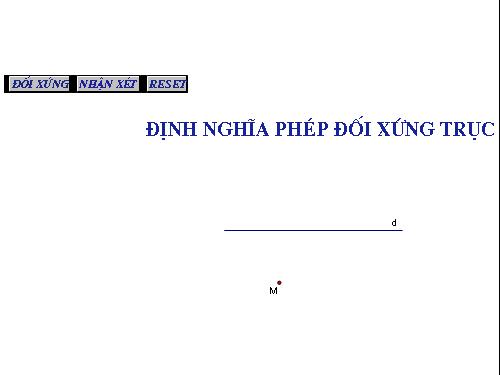 Phép đối xứng trục