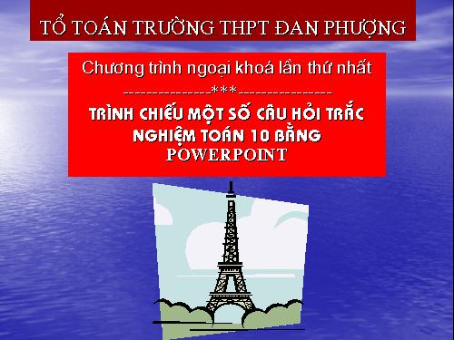 ngoai khoa toan