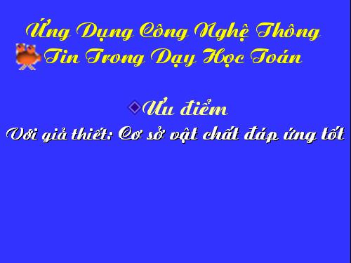 chuyên đề ứng dụng công nghệ thông tin dạy toán