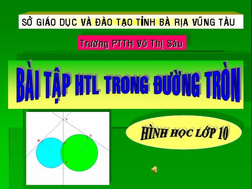 He thuc luong trong duong tron