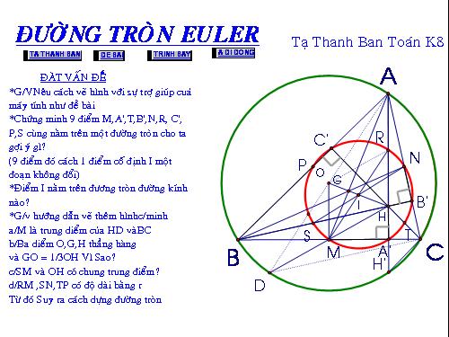 ĐƯỜNG TRÒN EULER