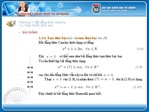 Mở rộng tam thức bậc hai