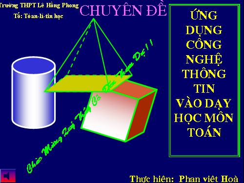 Ung dung CNTT vao day hoc