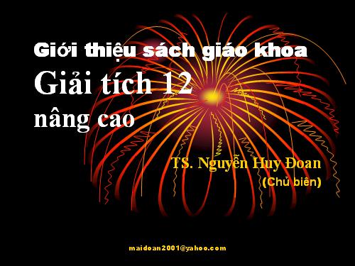 Gioi thieu SGK GT 12 nang cao