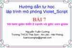 Tự học lập trình mô phỏng Violet_Script. Bài 7