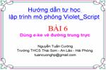 Tự học lập trình mô phỏng Violet_Script. Bài 6