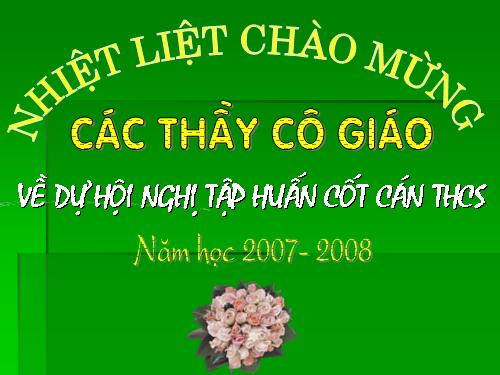 Tập huấn cán bộ cốt cán môn Toán tỉnh Tuyên Quang.