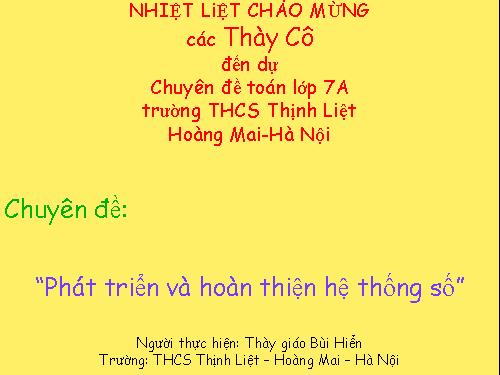 Đại số 7 chuyên đề tập hợp số thực