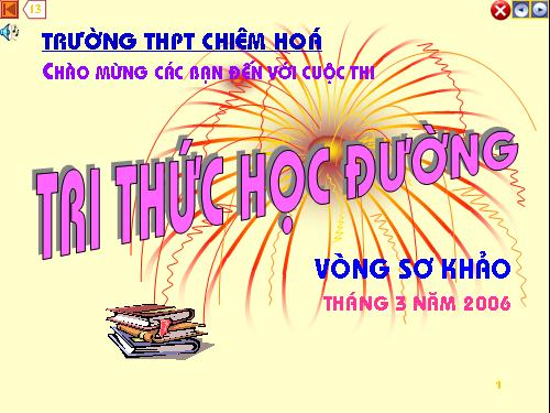 Cuộc thi: Tri thức khoa học