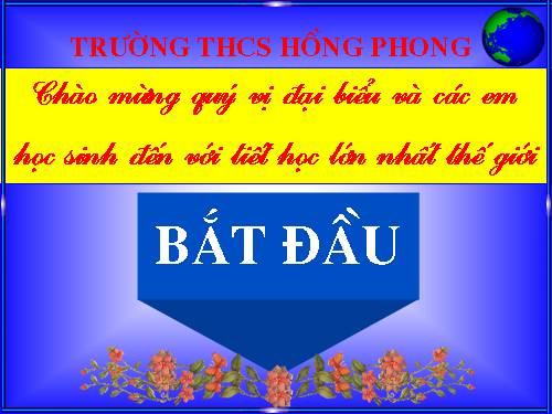 Tiết học lớn nhất thế giới (tuần lễ hoạt động vì giáo dục)