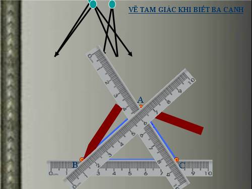 Vẽ tam giác bằng compa