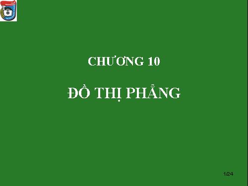 ĐỒ THỊ PHẲNG