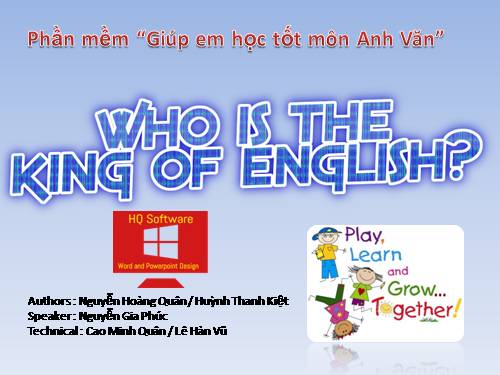 Ai Là Triệu Phú (Who is the king of English?)