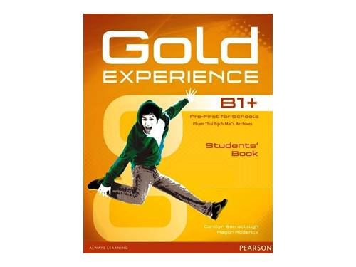 GOLD EXPRIENCE B1+ - SB & TB (& Audio)