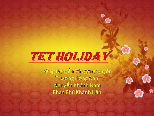 Tet Holiday