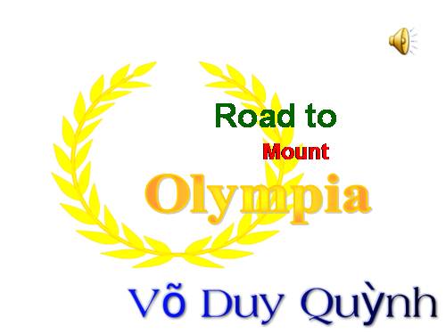 GAME P.P: ROAD TO MOUNT OLYMPIA