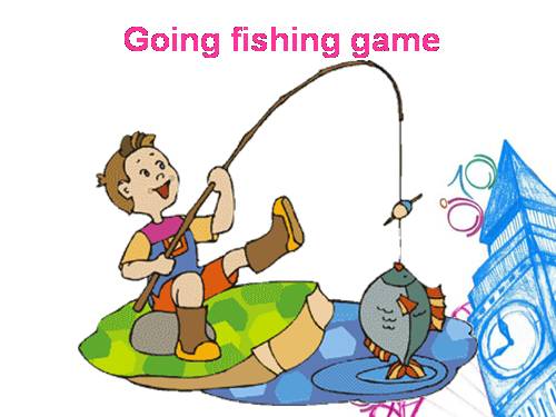 Christmas game - Going fishing game