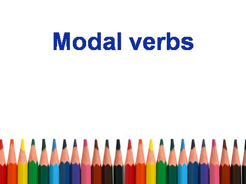 modal verbs