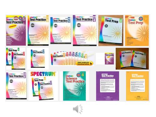SPECTRUM TEST PRACTICE (GRADE  1-6)