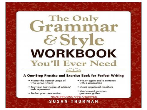 The Only Style & Grammar Workbook