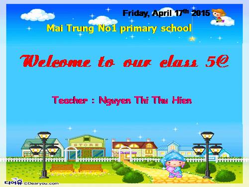 tiếng anh 5 u12 b13