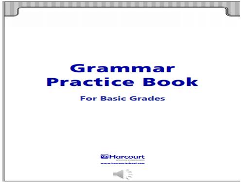 GRAMMAR PRACTICE BOOK - All Grades