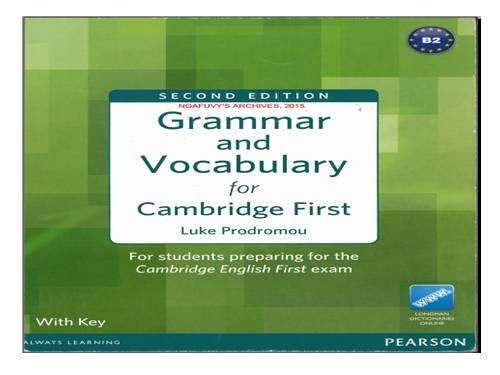 Grammar and Vocabulary for Cambridge FCE