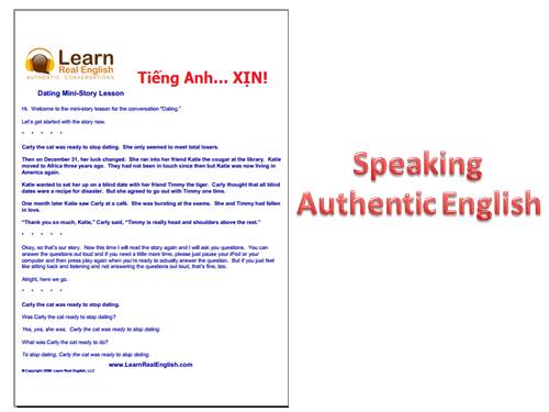 SPEAKING REAL ENGLISH - PDF & AUDIO