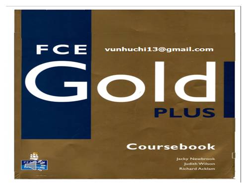 FCE GOLD PLUS - Course Book