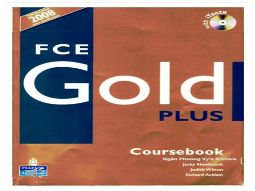 GOLD FIRST CERTIFICATE - CourseBoook (& Audio)