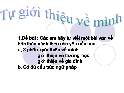 Giới thiệu làm quen