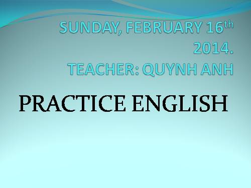 practice englíh 6