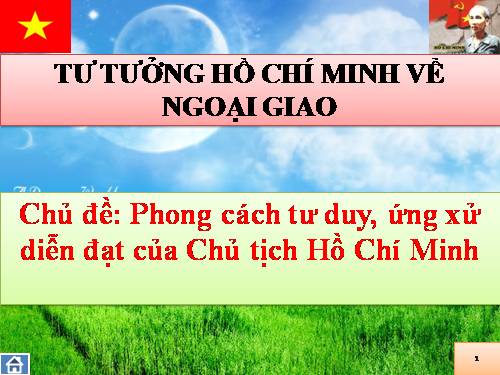 Phong cách tư duy, ứng xử và diễn đạt