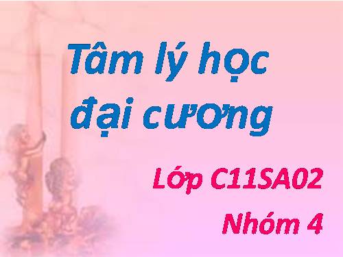 Tâm lý học đại cương- Chú ý