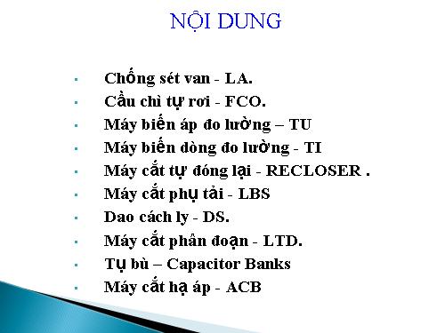 khí cụ điện