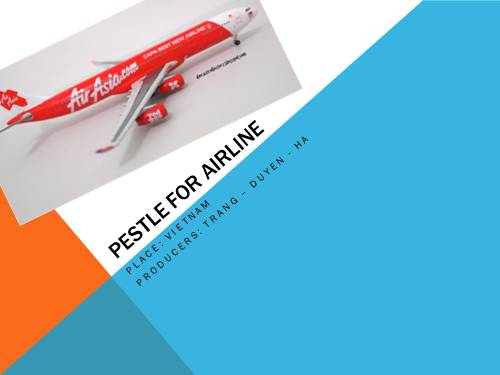 PESTLE analysis for Air Asia airline