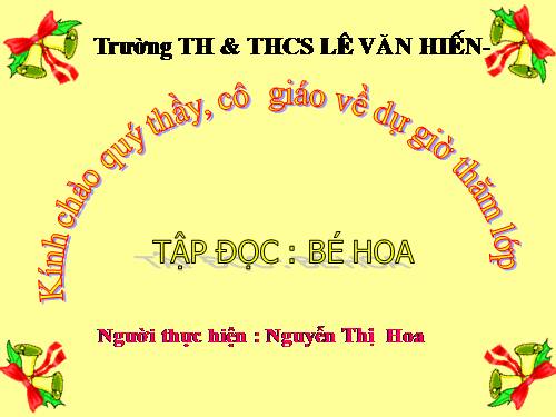 Tap doc Tiet 45  Be Hoa