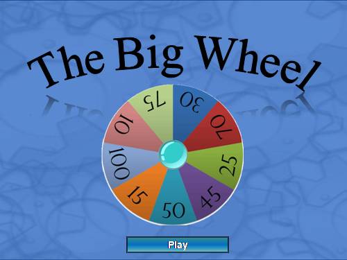 GAME A BIG WHEEL