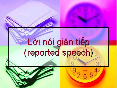 câu gián tiếp