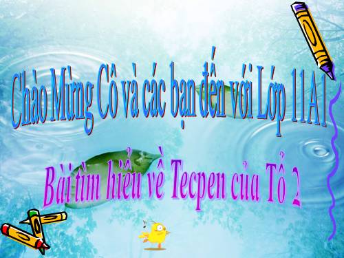 Bài giảng Tecpen