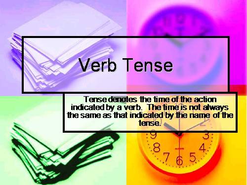 verbs tense