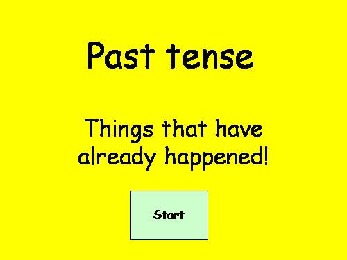 past tense 2