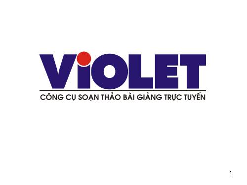 bài giảng violet