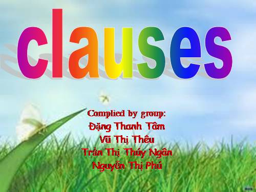 clauses