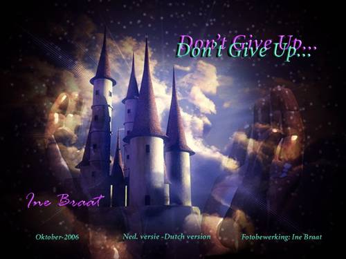 DON'T GIVE UP !  (01/01/2012)