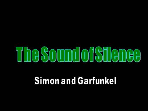 THE SOUNDS OF SILENCE (12/25/2011)