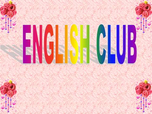 ENGLISH CLUB